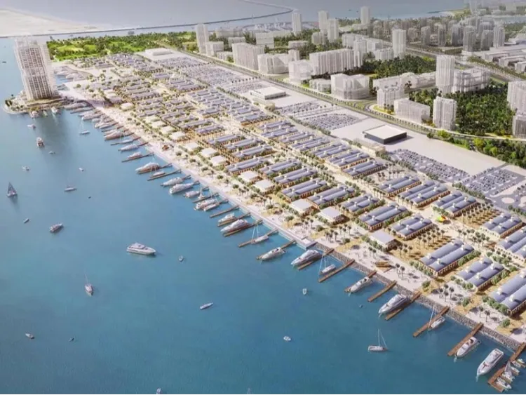 Beach walk at Dubai Islands by Imtiaz Developer